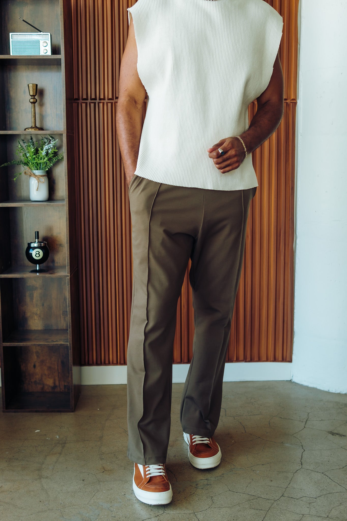 Olive- Elevated Jogger