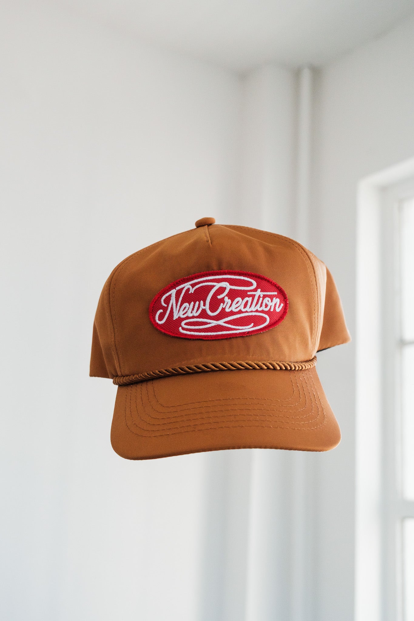 Rust Brown Nylon Hat