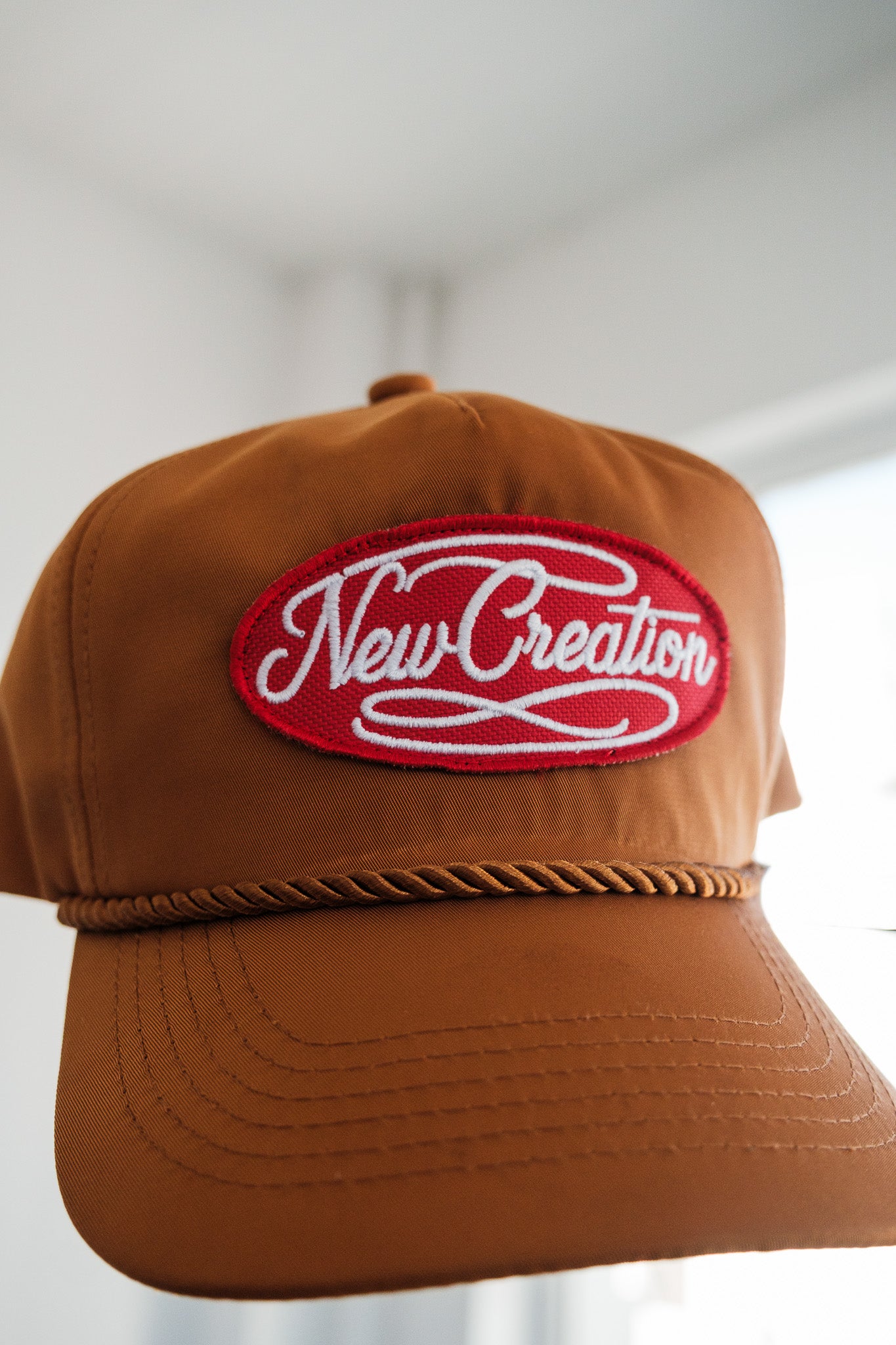 Rust Brown Nylon Hat