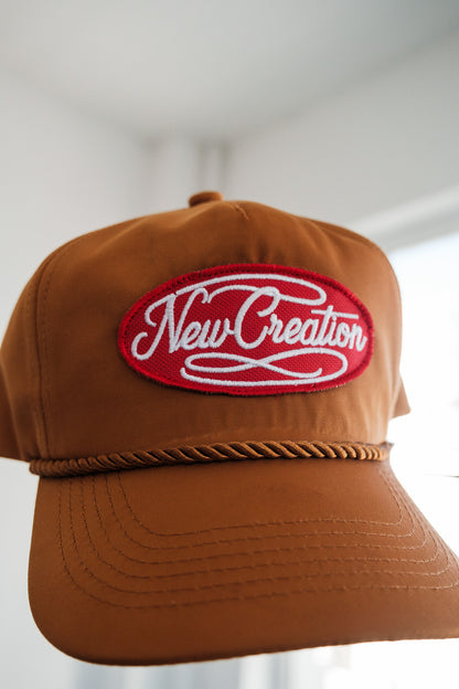 Rust Brown Nylon Hat