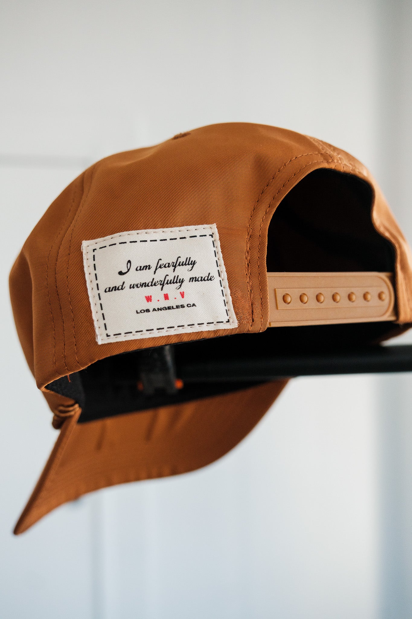 Rust Brown Nylon Hat