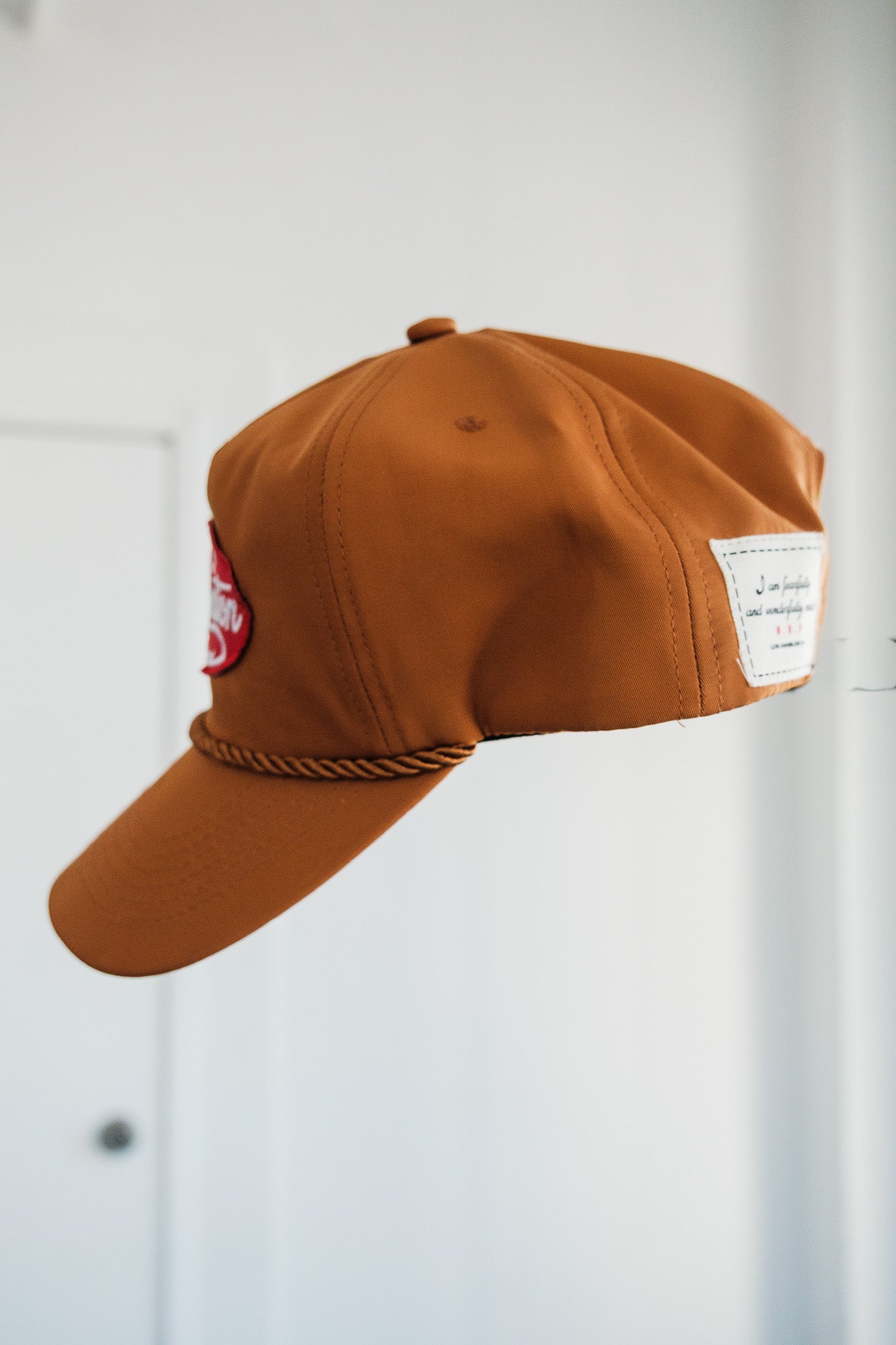 Rust Brown Nylon Hat