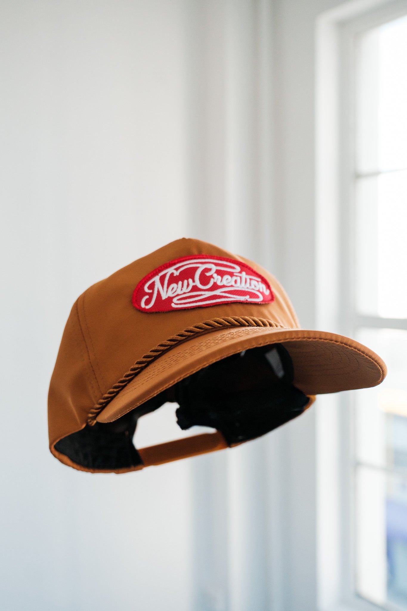 Rust Brown Nylon Hat