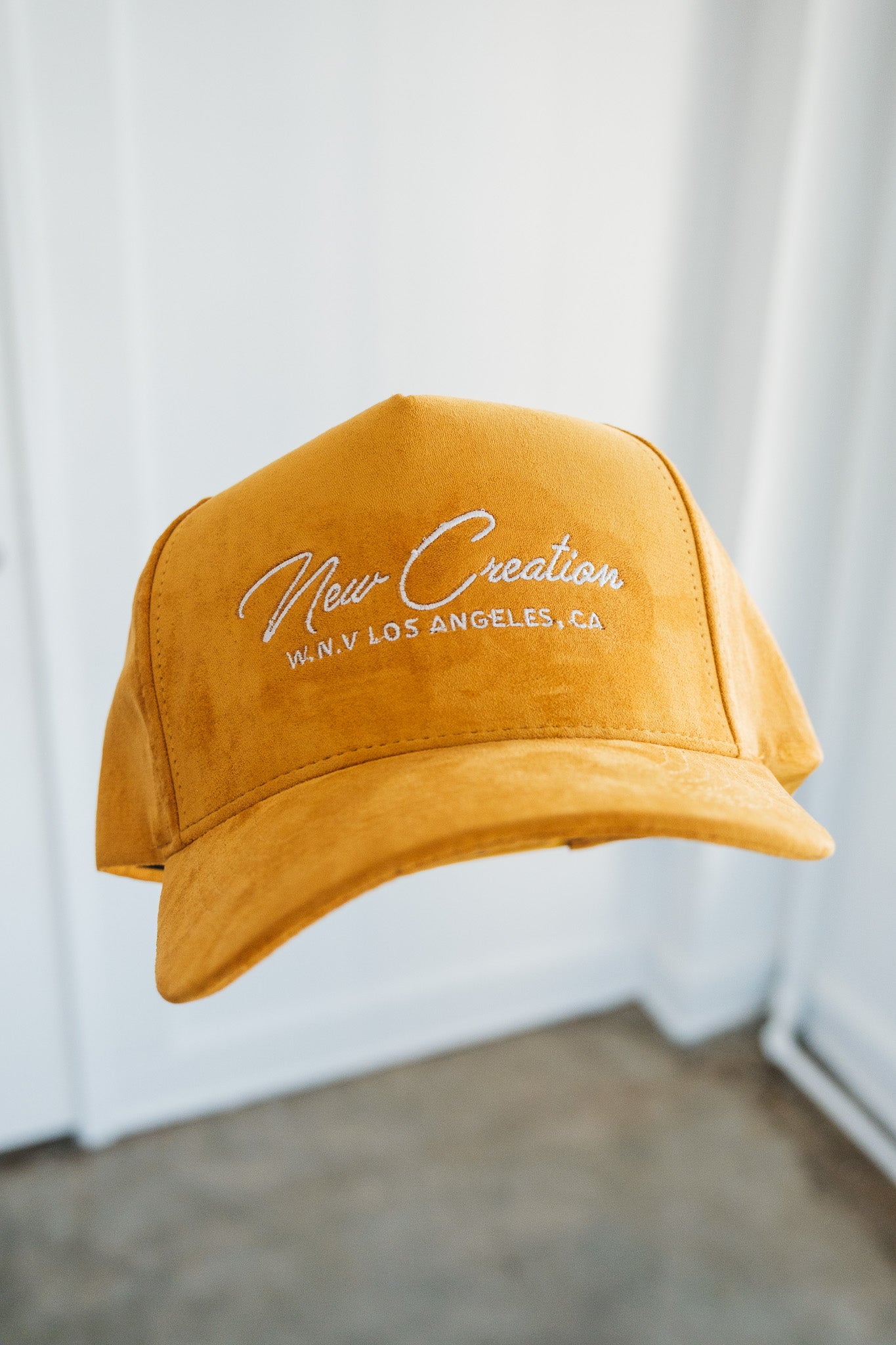 Yellow Suede Hat