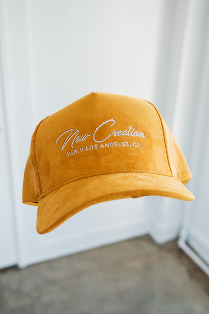 Yellow Suede Hat