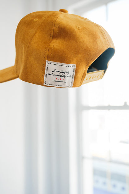 Yellow Suede Hat