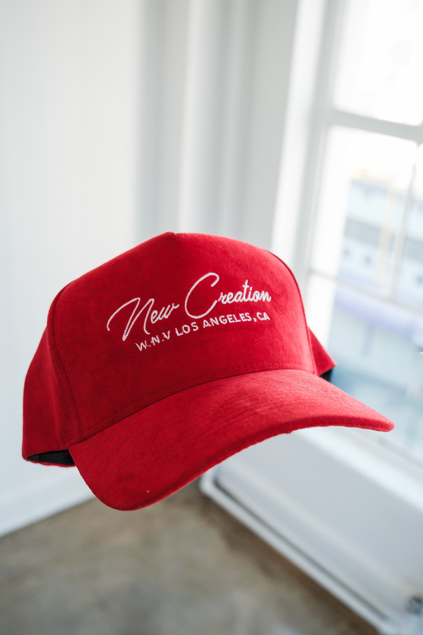 Red Suede Hat