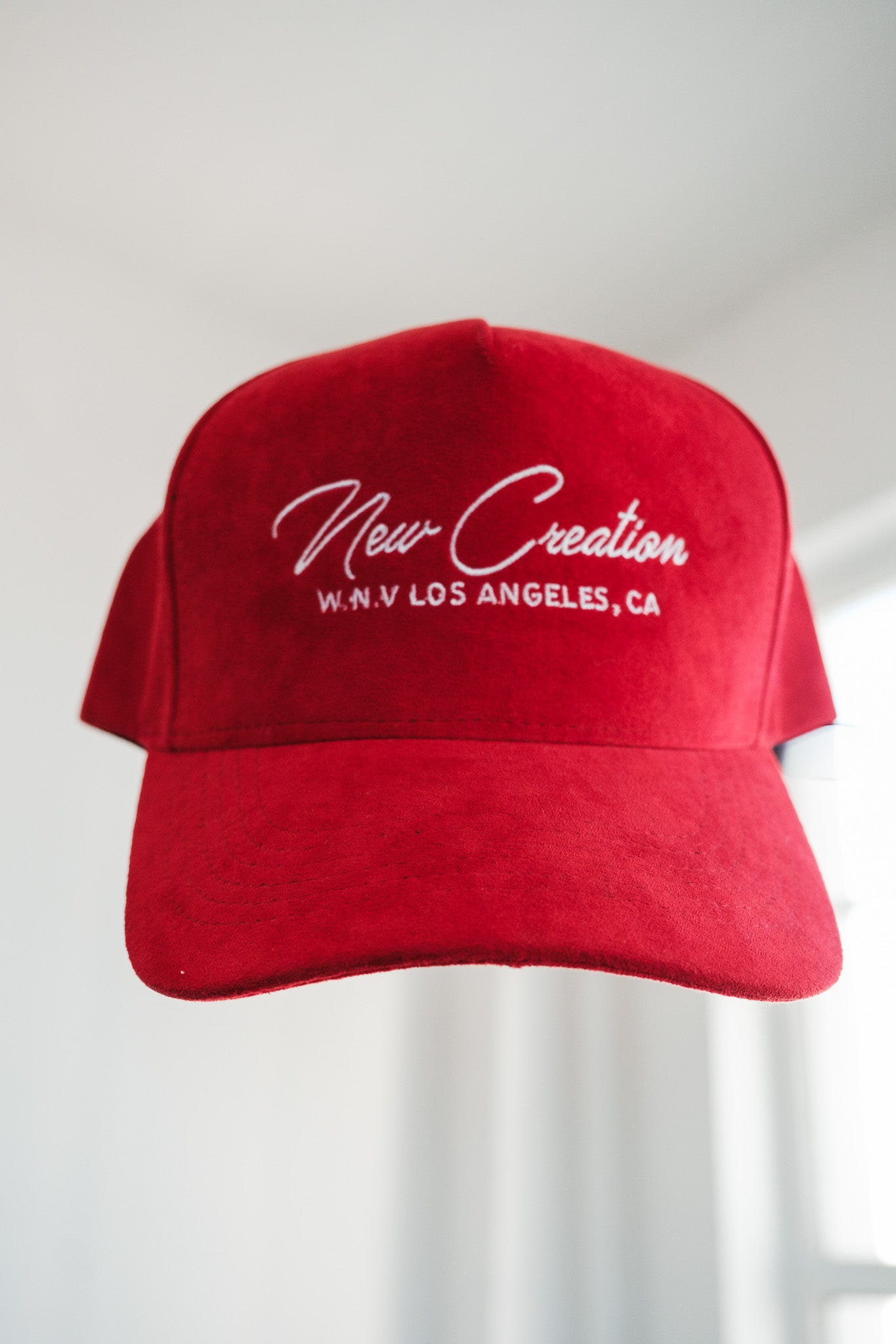 Red Suede Hat