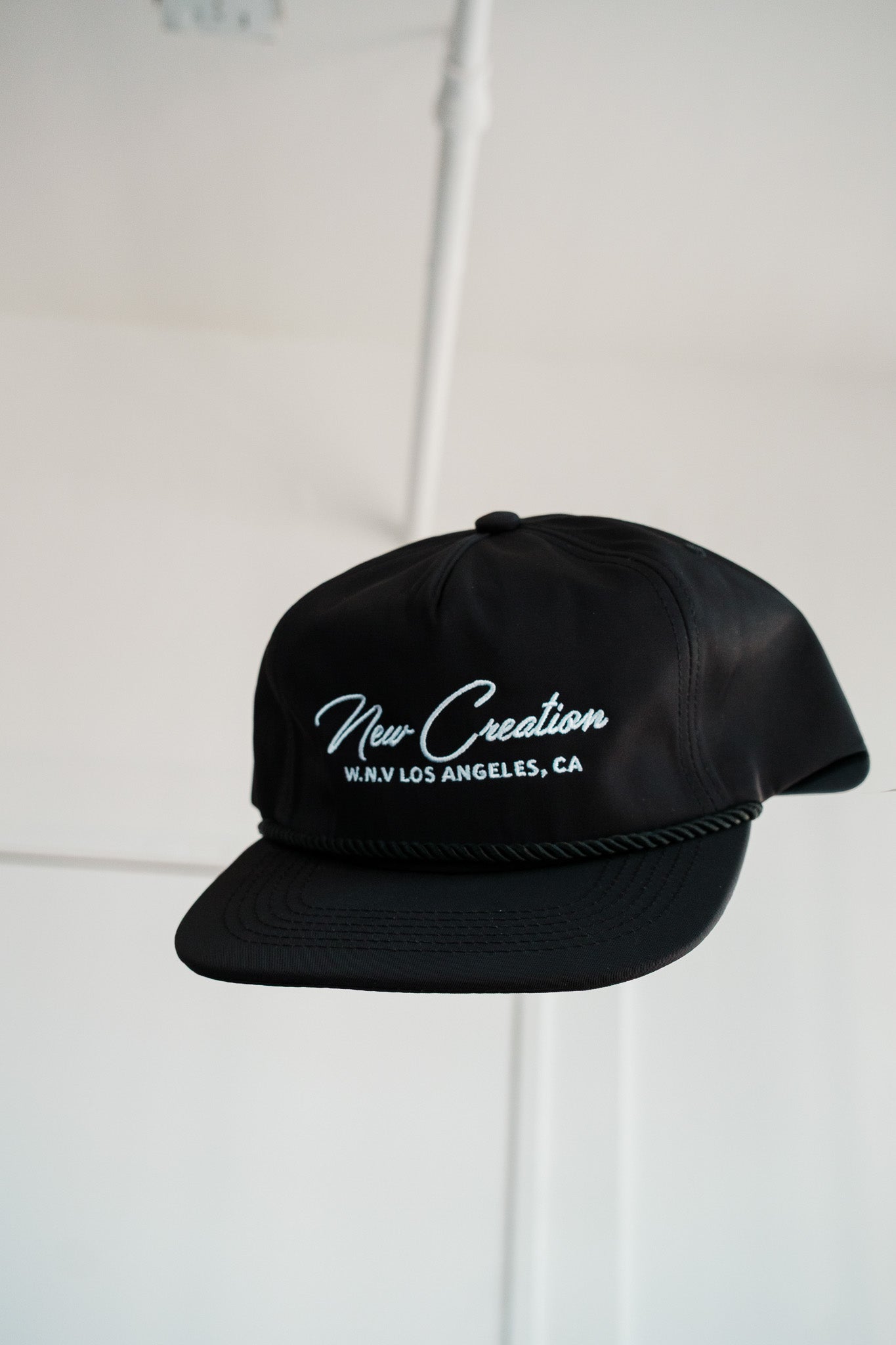 Black Nylon Hat