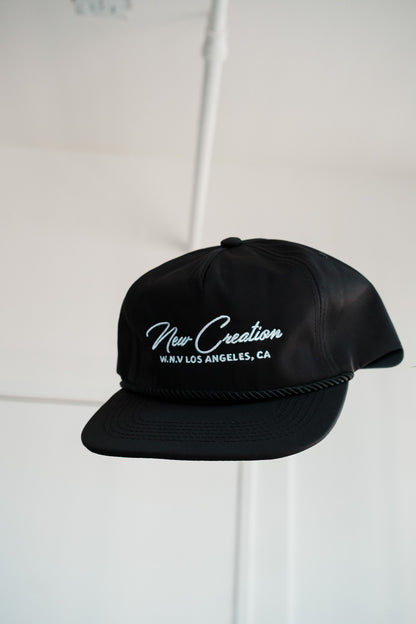 Black Nylon Hat
