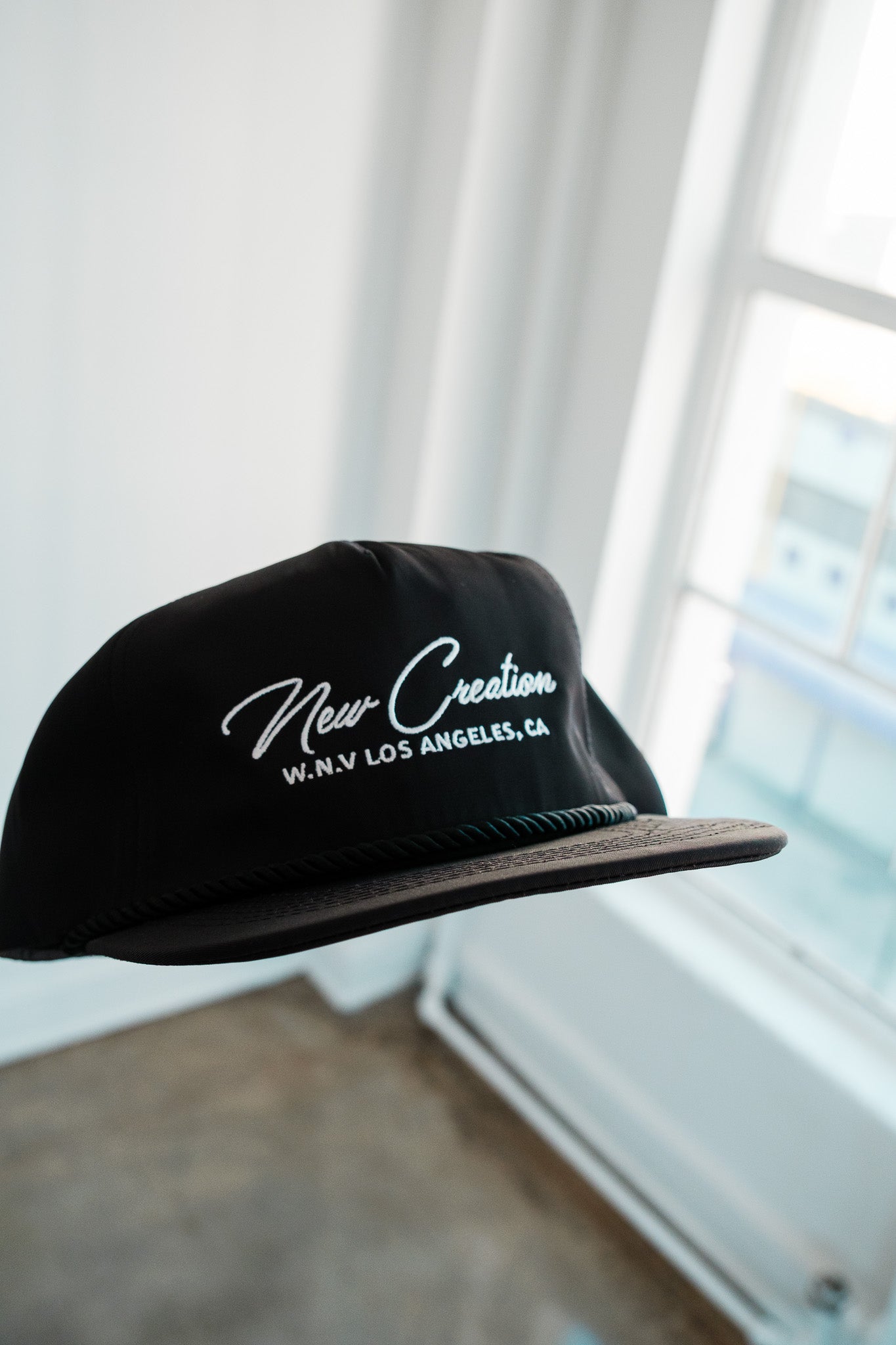 Black Nylon Hat