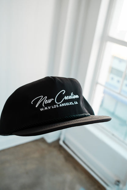 Black Nylon Hat