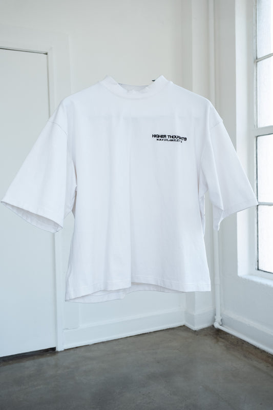 higher thoughts sample graphic tee- M