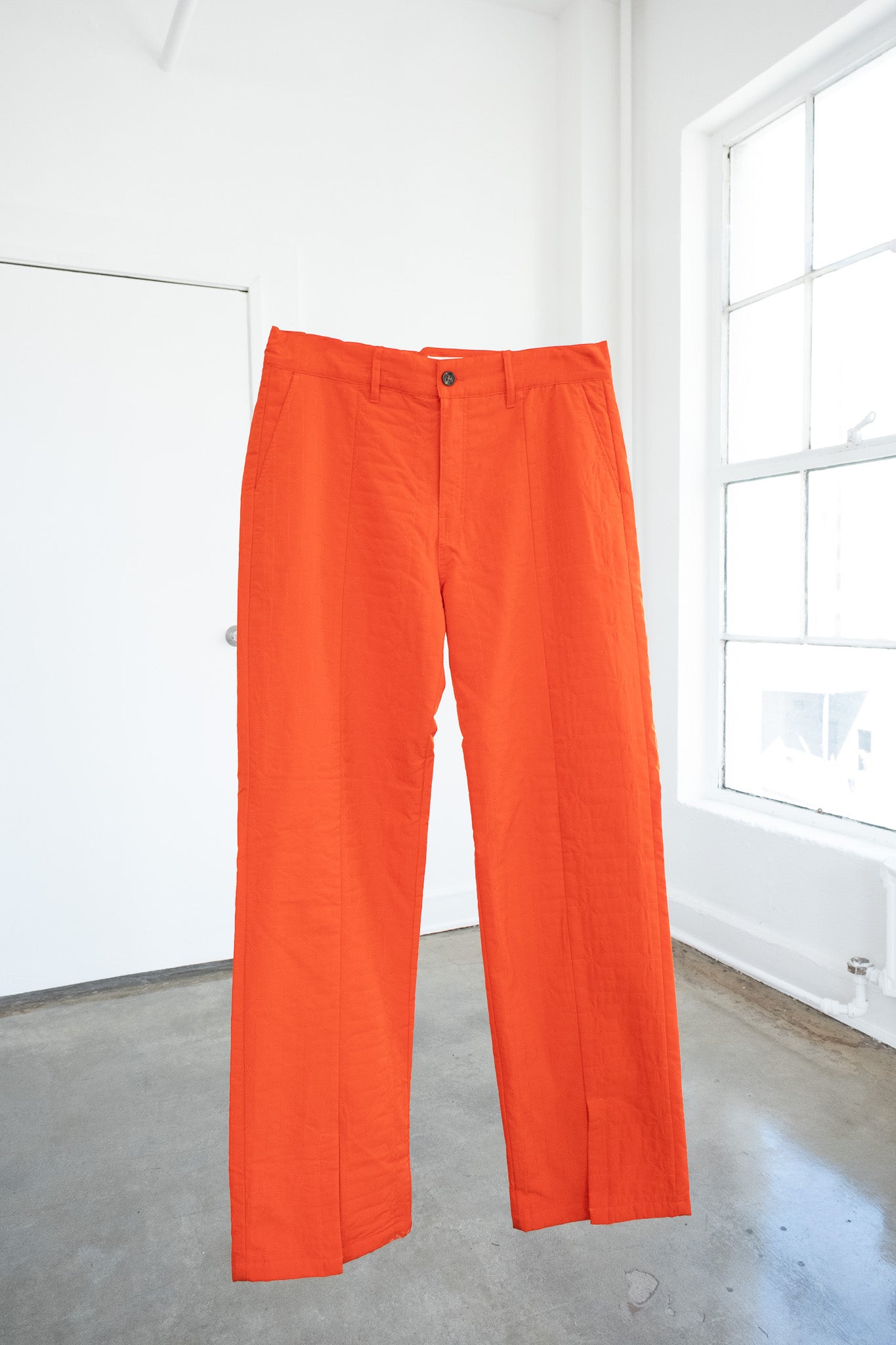 HTG orange embodsed pants- 34