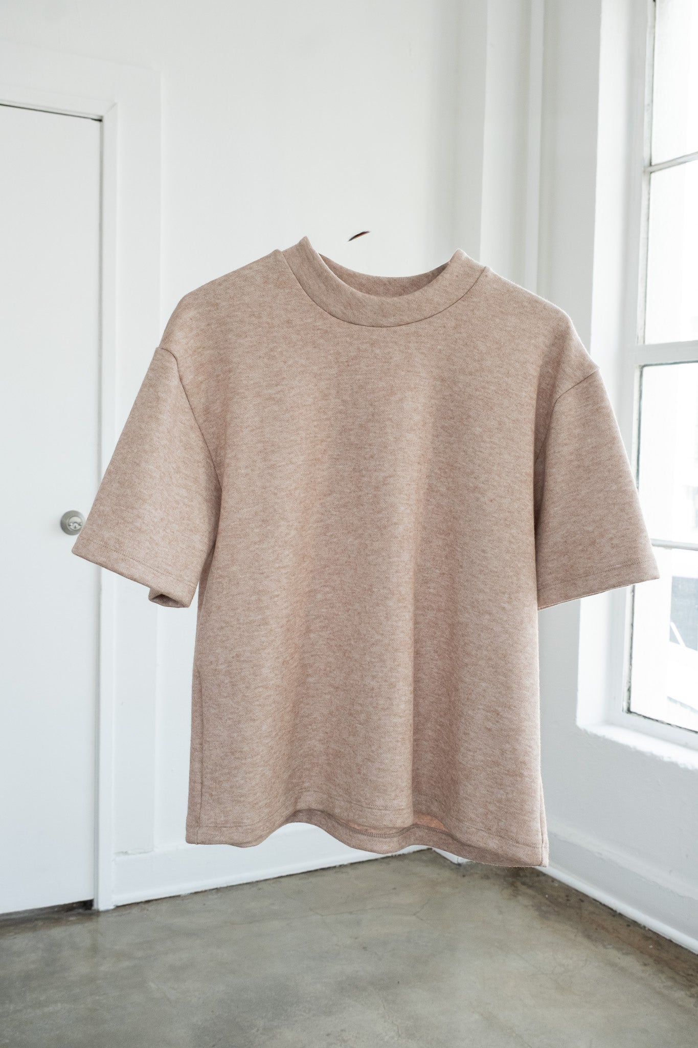 Slim Cropped Tee - marble