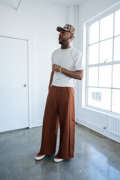 Slim Cropped Tee - cream