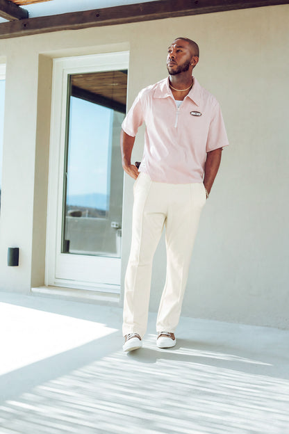 Slim Elevated Jogger -Off white