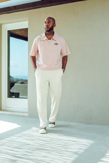 Slim Elevated Jogger -Off white