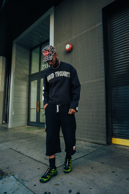 Heavy Cotton Higher Thoughts LS Sweatshirt - Vintage Black