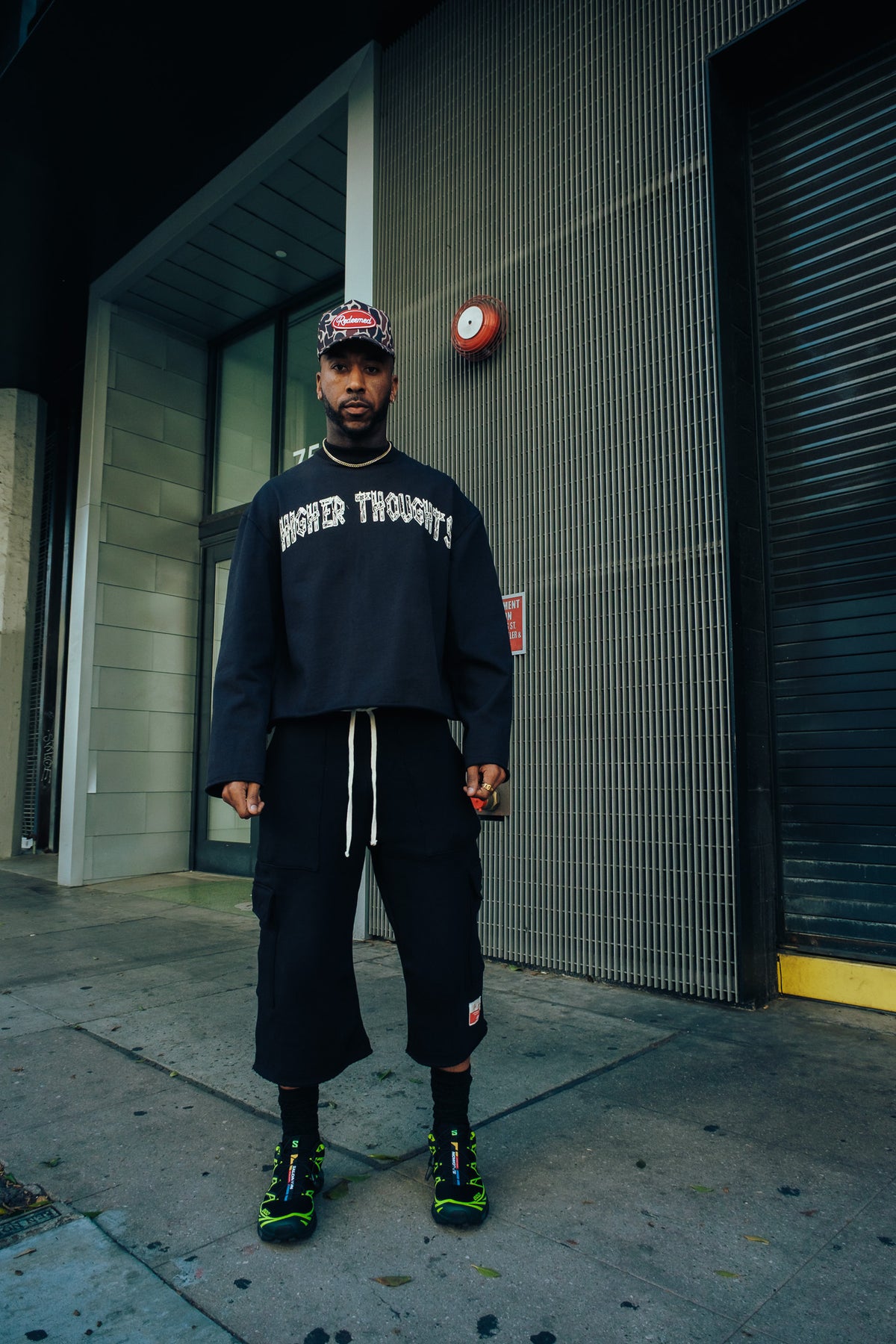 Heavy Cotton Higher Thoughts LS Sweatshirt - Vintage Black