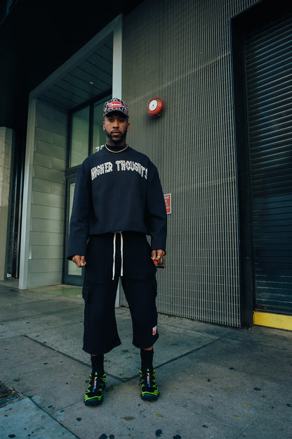 Heavy Cotton Higher Thoughts LS Sweatshirt - Vintage Black