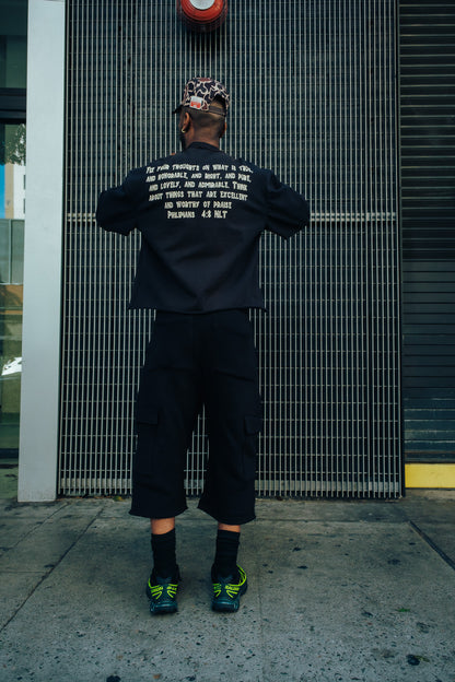 Heavy Cotton Higher Thoughts LS Sweatshirt - Vintage Black