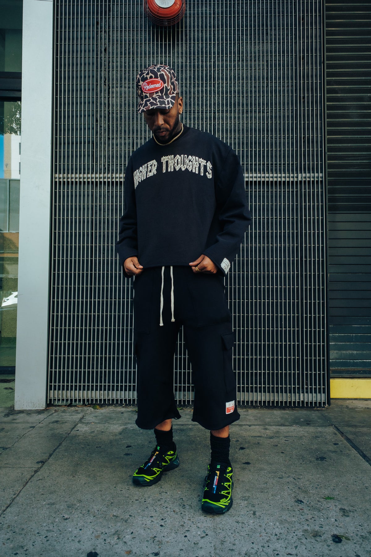 Heavy Cotton Higher Thoughts LS Sweatshirt - Vintage Black