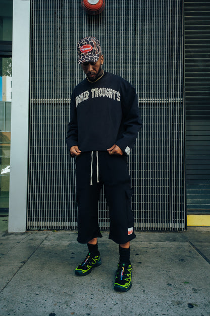 Heavy Cotton Higher Thoughts LS Sweatshirt - Vintage Black