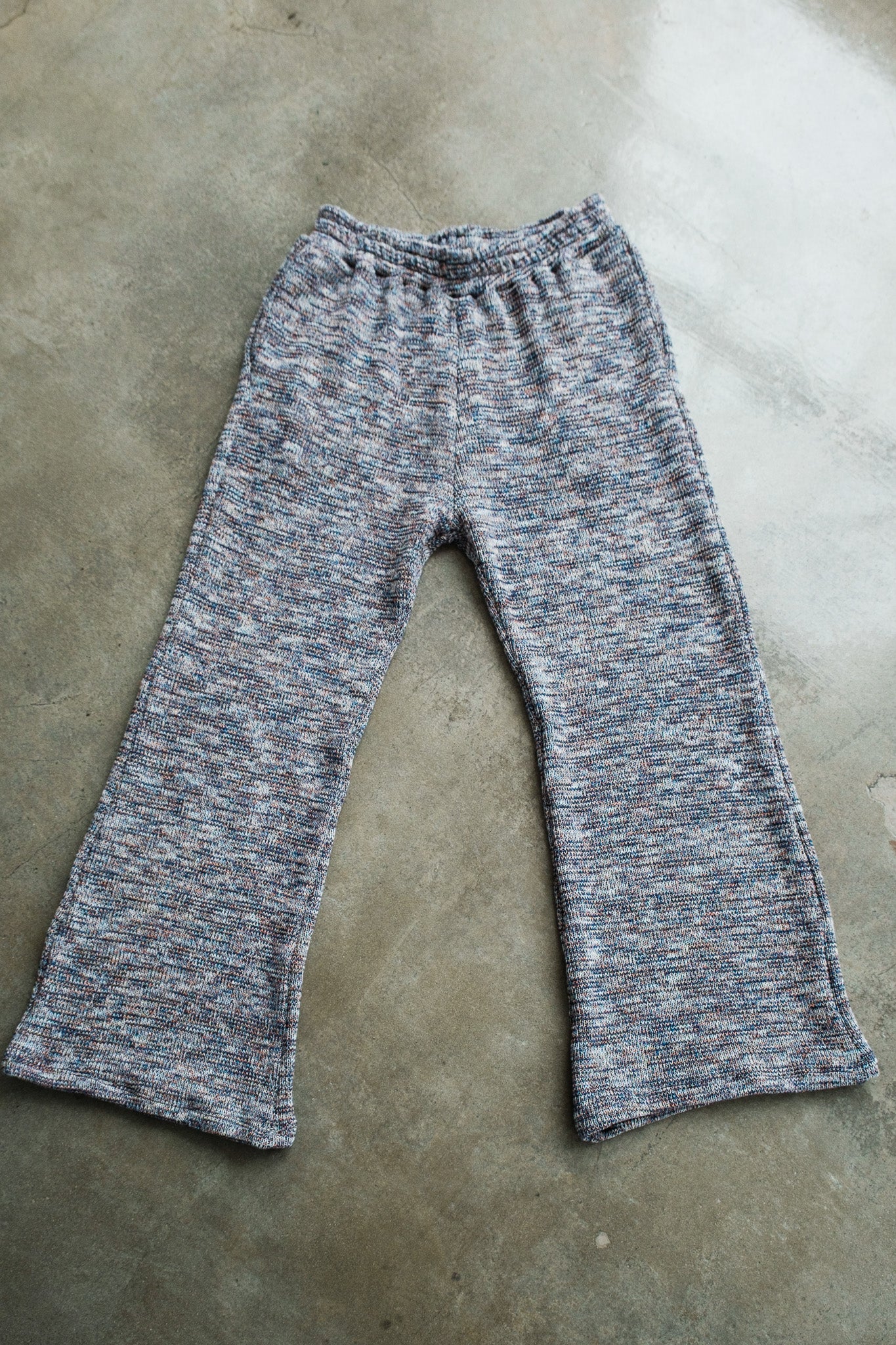 Heavy Knit Pants - Blue Hues ( limited )