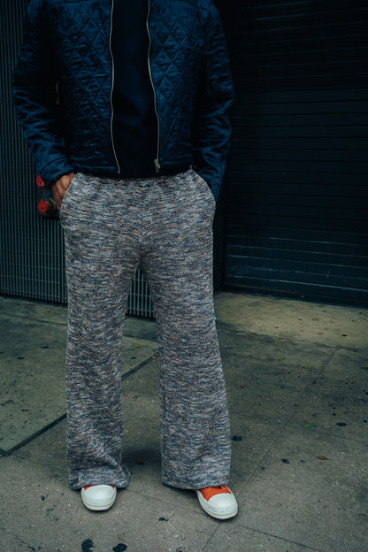 Heavy Knit Pants - Blue Hues ( limited )