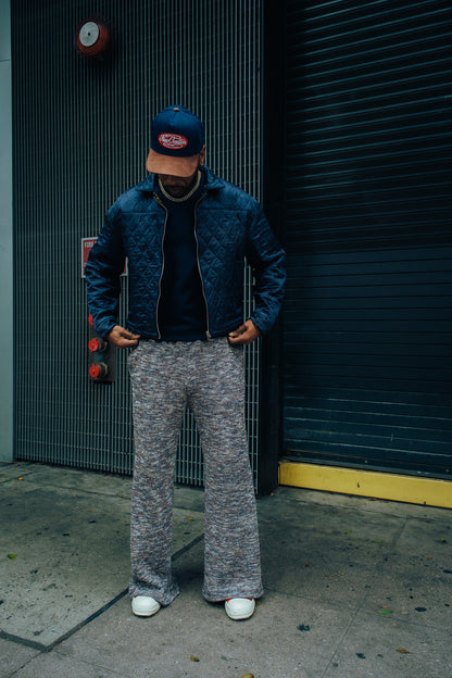Heavy Knit Pants - Blue Hues ( limited )