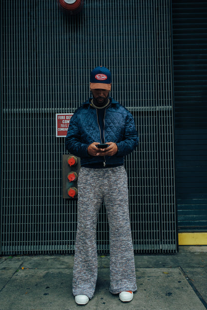 Heavy Knit Pants - Blue Hues ( limited )