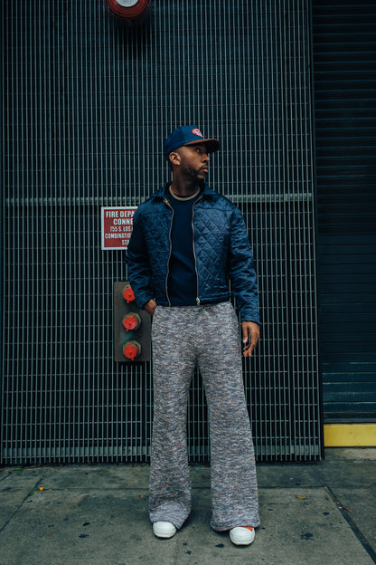 Heavy Knit Pants - Blue Hues ( limited )