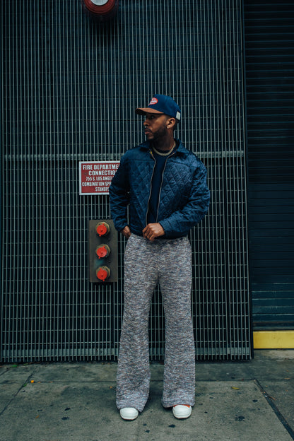 Heavy Knit Pants - Blue Hues ( limited )