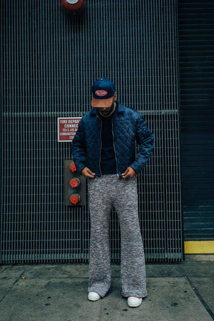 Heavy Knit Pants - Blue Hues ( limited )