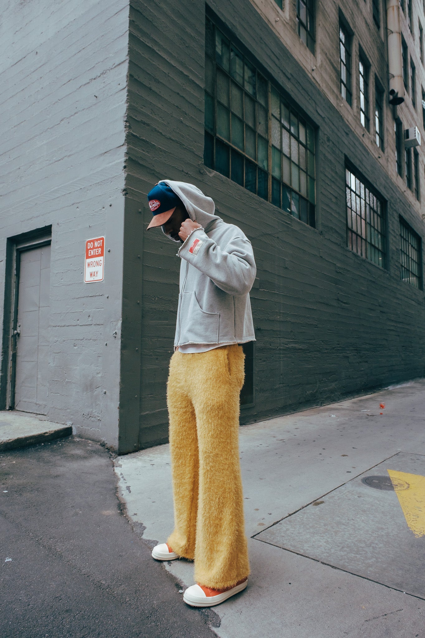 Mohair Knit Pants - yellow ( limited )