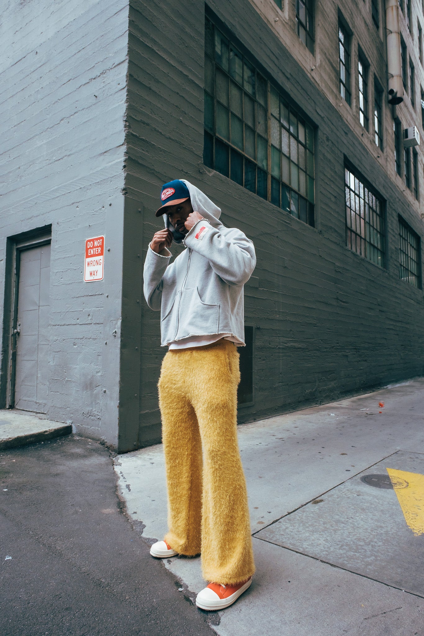 Mohair Knit Pants - yellow ( limited )