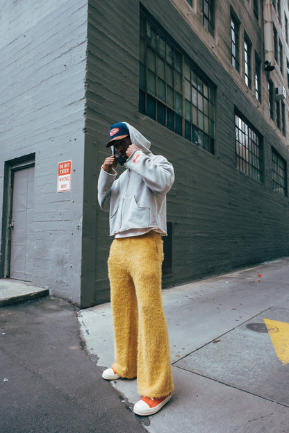 Mohair Knit Pants - yellow ( limited )