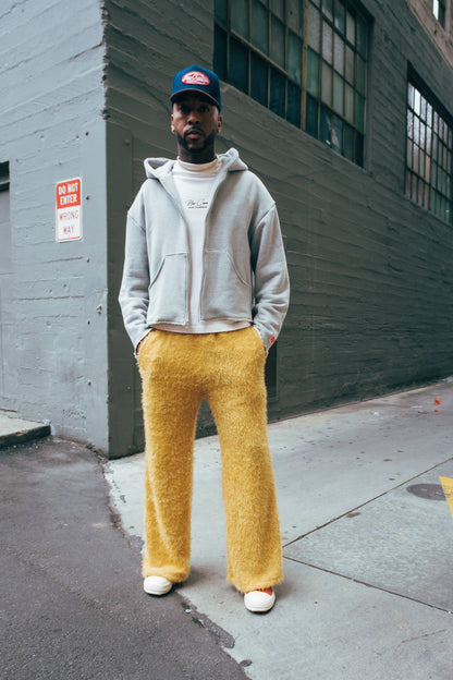 Mohair Knit Pants - yellow ( limited )