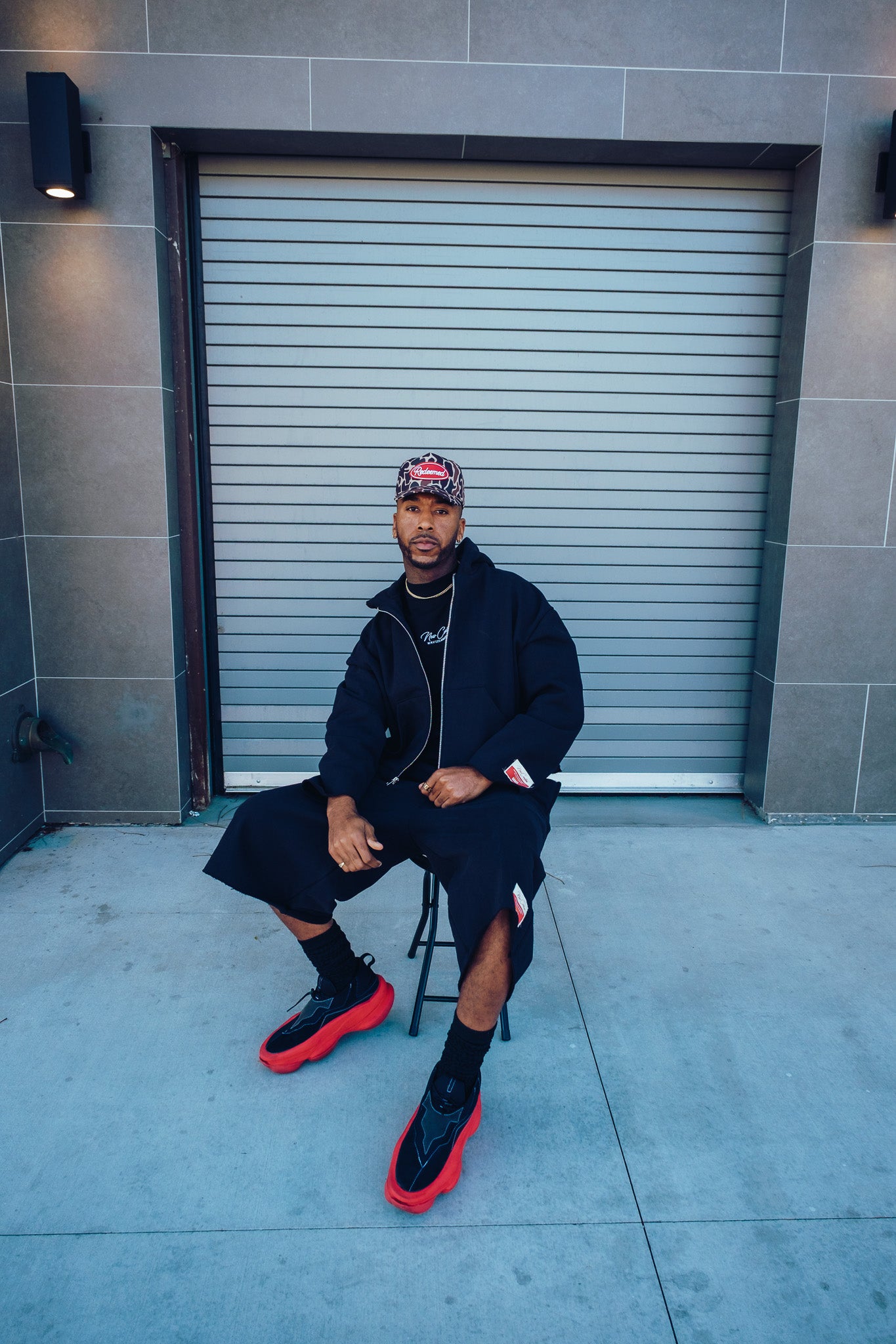 Premium Cotton Sweat Shorts- Black