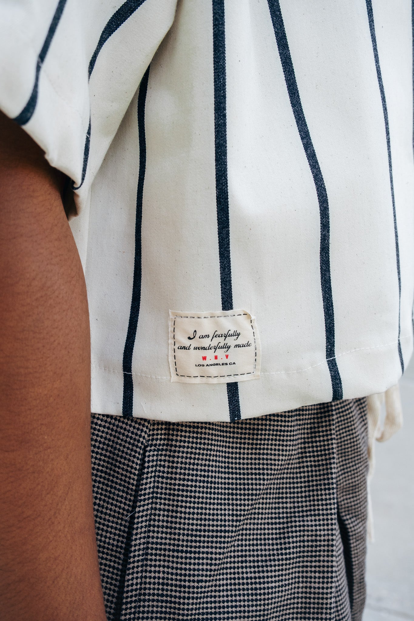 WMN Pin Stripe Button Up
