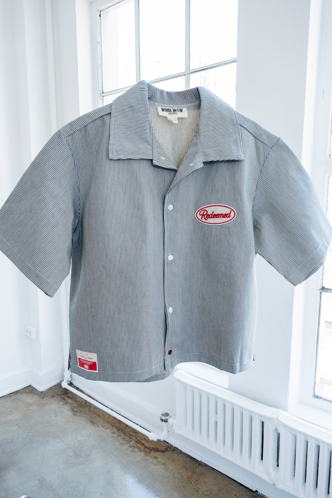 Denim PinStripe Button up