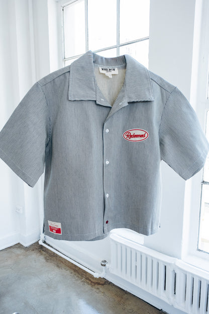 Denim PinStripe Button up
