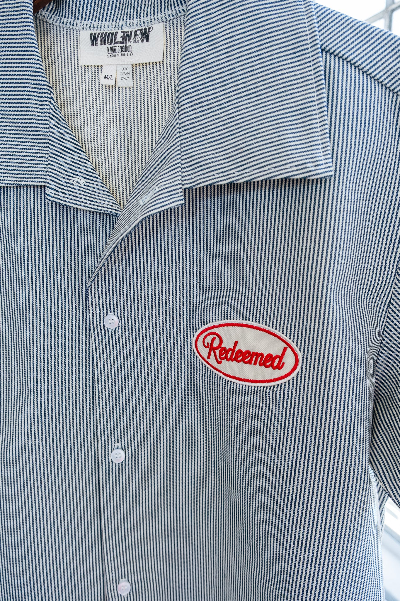 Denim PinStripe Button up