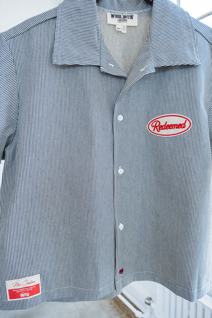 Denim PinStripe Button up