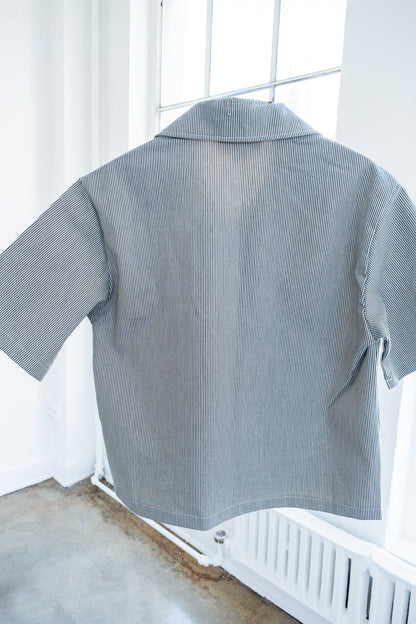 Denim PinStripe Button up
