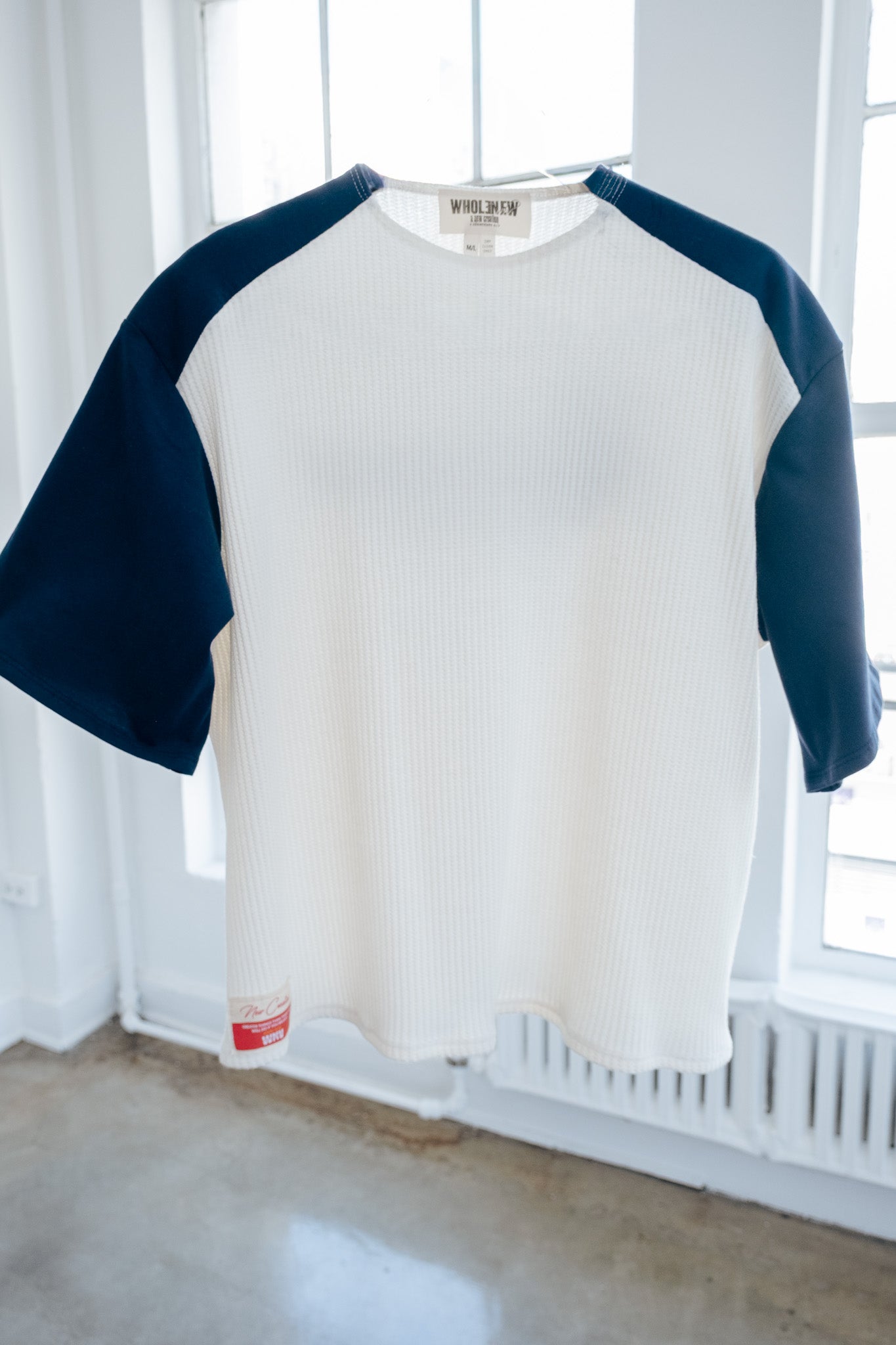 Raglan Thermal Tee - Navy