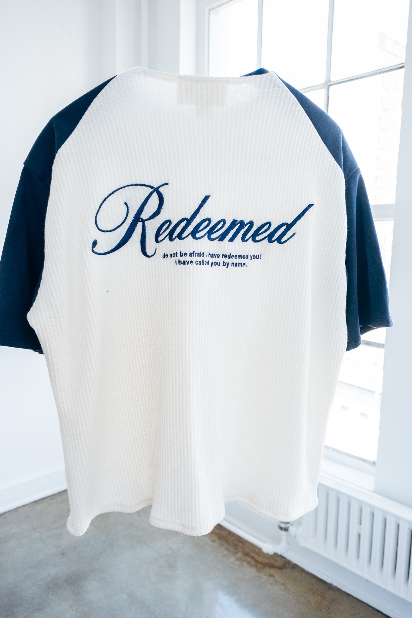 Raglan Thermal Tee - Navy