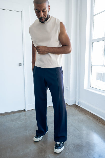 Relaxed Lounge Pants - Navy