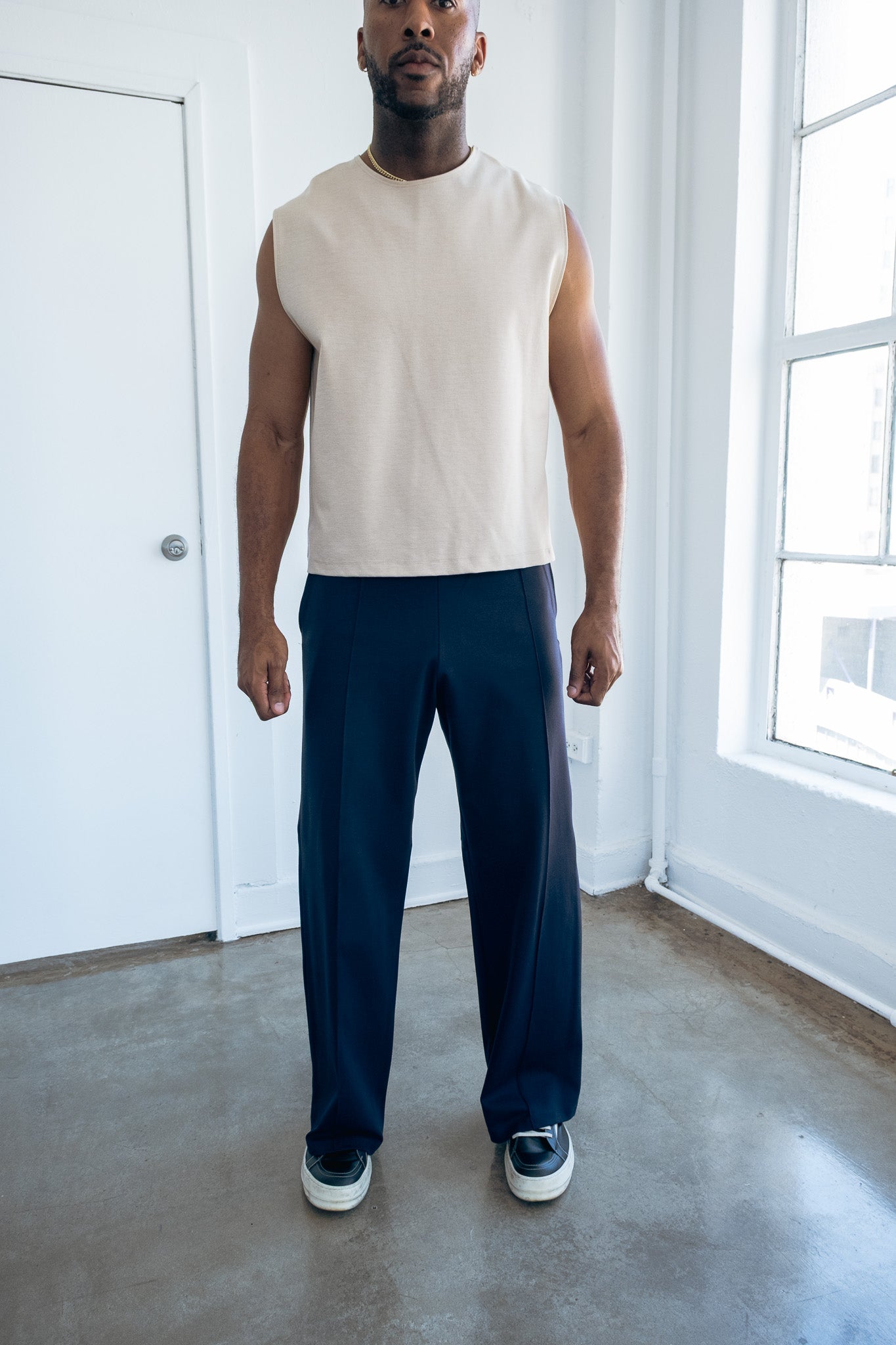 Relaxed Lounge Pants - Navy